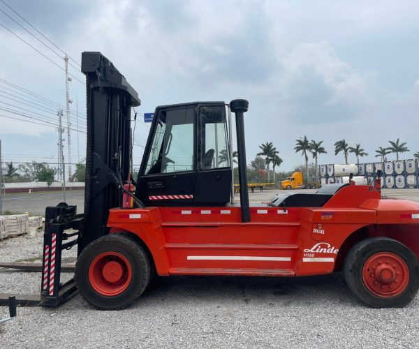 2001 LINDE H160 16‑TON H 160 DIESEL FORKLIFT PERKINS ENGINE 004